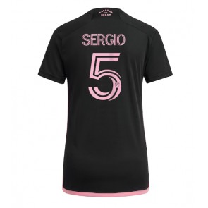 Inter Miami Sergio Busquets #5 Udebanetrøje Dame 2023-24 Kort ærmer